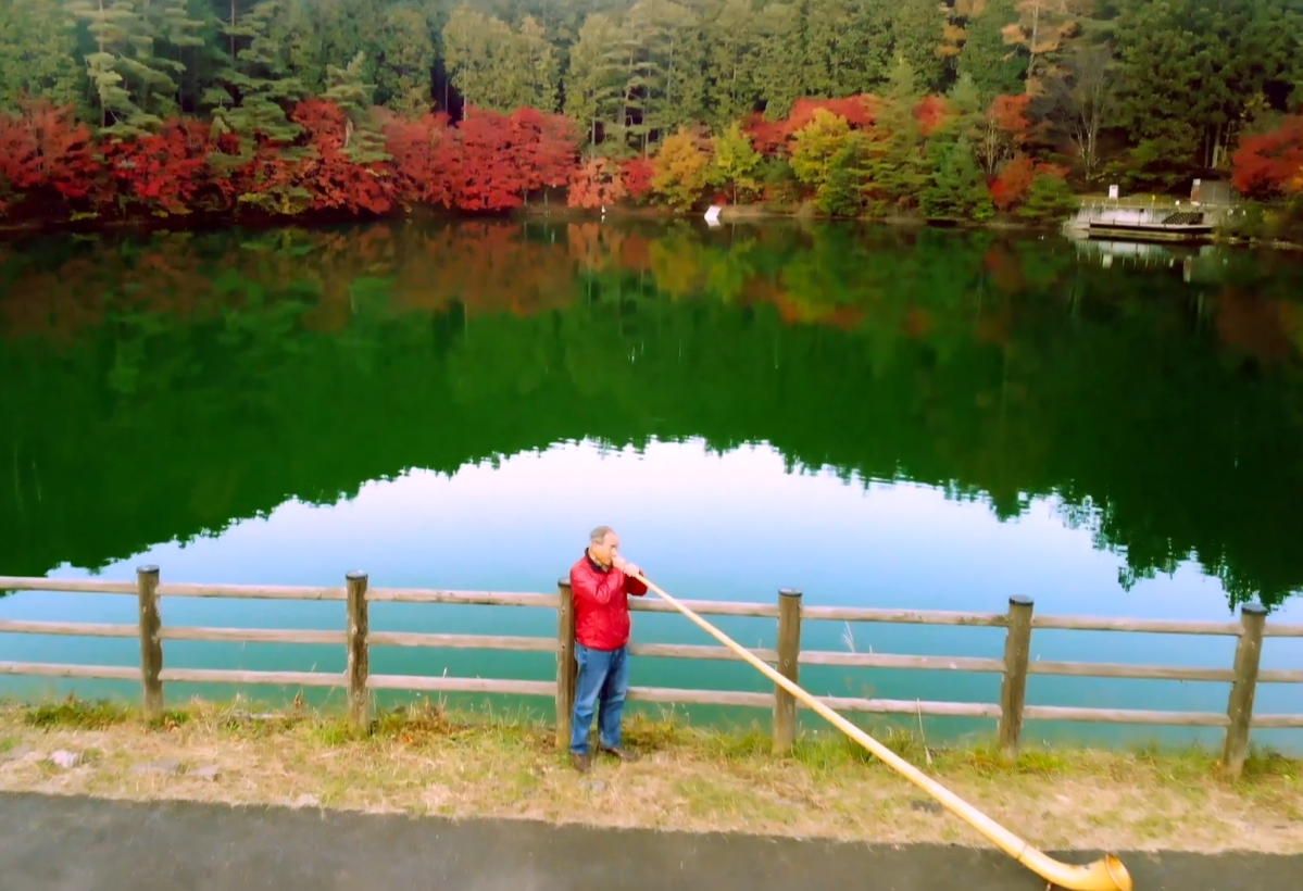 伊奈ヶ湖でのドローン映像